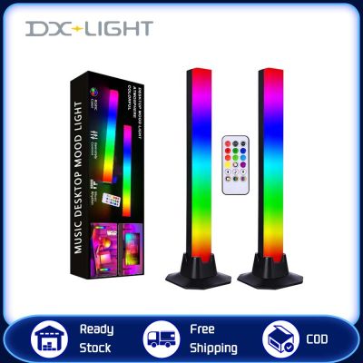 ไฟ RGB DX-LIGHT บรรยากาศดนตรีควบคุมไฟเสียงรถกระบะดนตรี18LED แถบแสง Mobil Remote Control บรรยากาศหลอดไฟสีโคมไฟจังหวะ