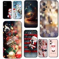 Case For realme GT NEO 2 Case Back Phone Cover Protective Soft Silicone Black Tpu Christmas Funda Mobile Coque