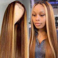 Shenglan 26 Inches Natural Heat Resistant Blonde Fiber Wigs U Part synthetic Hair Wigs