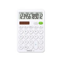 NEW A2 High Quality Compact Business Calculator Solar Button Cell 12 Display ABS Key Metal Face Carry Calculators Calculators