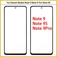 ใหม่สำหรับ Xiaomi Redmi Note 9 Note 9 Pro แผงกระจกหน้าจอ Lcd หน้าจอสัมผัส Redmi Note หน้าจอสัมผัส9S ด้านนอกเลนส์กระจกแทนที่