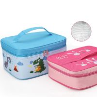 ♘☼ Kawaii Cute Thermal Insulated Lunch Bags for School Children Kinder Boy Girls Food Bento Snack Box Accessories