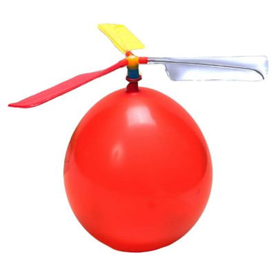 DIY Handmade Balloon Helicopter Toy Model Educational Toys Science Experiment STEM Kit Small Invention Meaningful Interaction