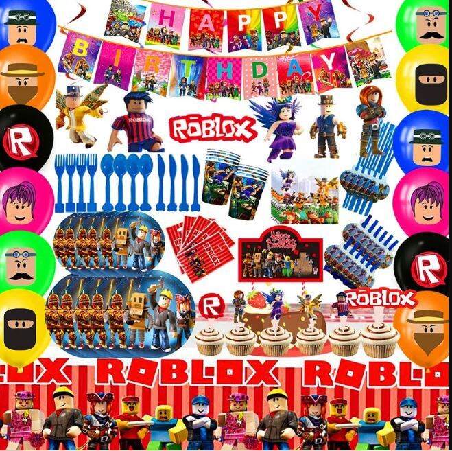 ROBLOX THEME BIRTHDAY PARTY SET | Lazada PH