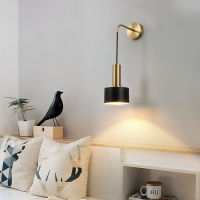 Nordic modern wall lamp E27 LED sconce light gold black indoor lighting home decor kitchen bedroom living room bedside decorate