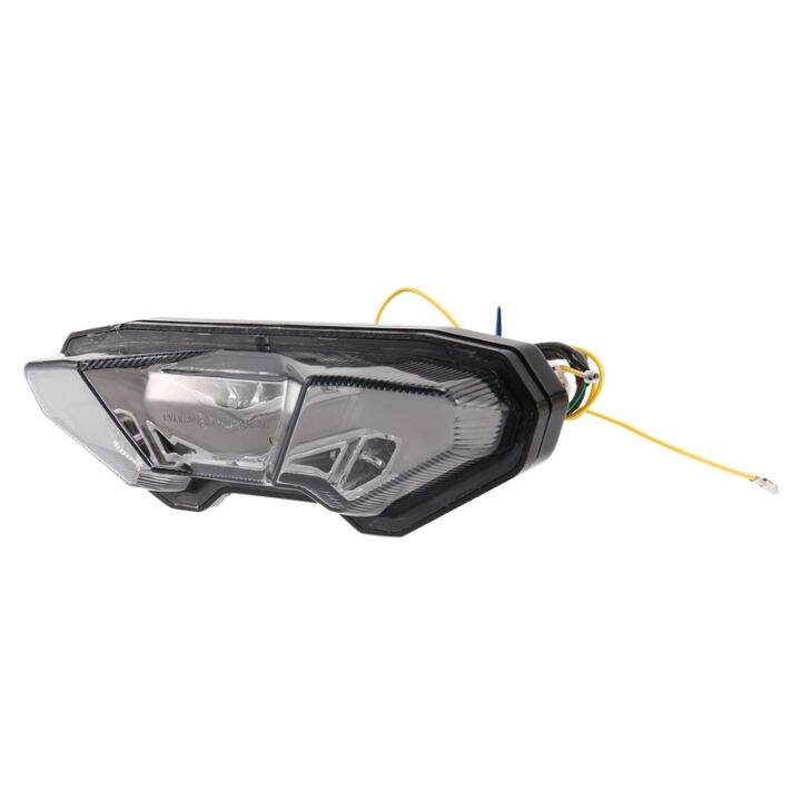 pour Yamaha MT-09 FZ-09 14-16, FJ-09 MT09 Tracer 900/GT MT10 FZ10 15-20 Moto 12V LED Intégré Feu Arrière Clignotant (Couleur : D