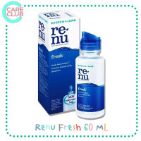 BAUSCH&amp;LOMB Renu Fresh 60ML ผลิตภัณฑ์ทำความสะอาดคอนแทคเลนส์ รีนิว เฟรช 60ML