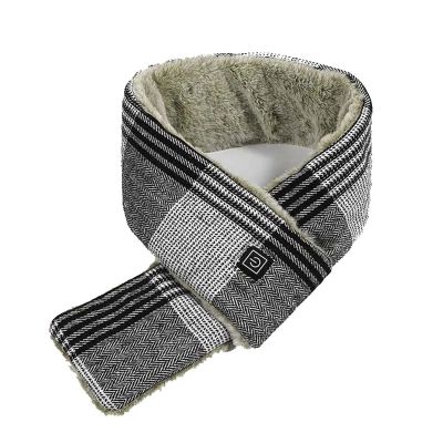 Heated Scarf with 3 Heating Levels, Rechargeable USB Heated Scarf Warm Winter Scarf for Men Women