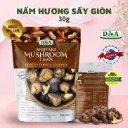 Nấm Hương Sấy Giòn DJ&A 30g - Snack Nấm Hương Sấy Giòn