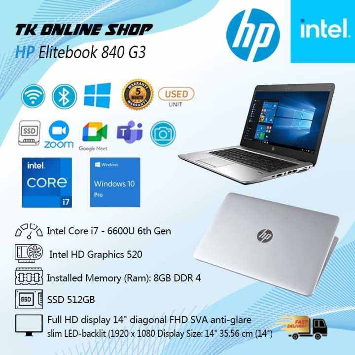 hp elitebook 840 g3 slim