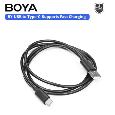 BOYA BY-USB กับ Type-C-รองรับการชาร์จเร็ว3 Type-C สายข้อมูลสายชาร์จความยาว1เมตรระบบชาร์จเร็วสุดๆสำหรับอุปกรณ์แอนดรอยด์สมาร์ทโฟน USB อุปกรณ์ Type-C