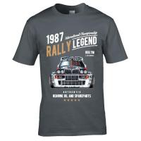 Rally Legend Motif With 1987 Lancia Delta Integrale Hf Car Men 2019 Summer CottonHip Hop Fitness Clothing Men T Shirt XS-4XL-5XL-6XL