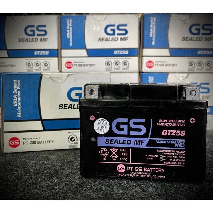 Factory direct sales GS Sealed MF Battery (GTZ5s) 4L | Lazada PH