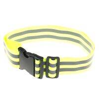 【cw】 New 1PcVisibility Reflective Waist Support Safety Security BeltNightWalking Biking Accessories ！