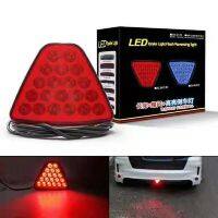 For Car Auto Motorcycle Universal 12V F1 Style Led Brake Stop Light Triangle 20 LED Rear Tail Light Reverse Safety Strobe Lamp