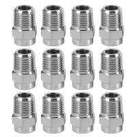 12 Pcs Pressure Washer Surface Cleaner Nozzle Thread Type Spray Nozzle to Water Broom and Undercarriage Cleaner