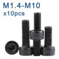 10pcs/lot Hexagon Allen Hex Socket Cup Head Screw Bolts M2 M2.5 M3 M4 M5 M6 M8 Grade 12.9 A2-70 Carbon Steel Din912