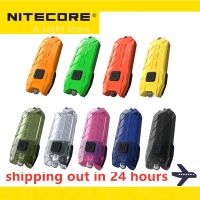 NITECORE Flashlight Tube v2.0Portable Light Weight USB Rechargeable EDC Pocket Flashlight Waterproof Mini Colorful KeyChain Lamp Rechargeable  Flashli