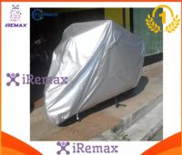 iRemax BigBike ผ้าคลุมรถมอเตอร์ไซค์ EXTRA PVC UV เคลือบมุก พร้อมถุง (สีเทา) size XL