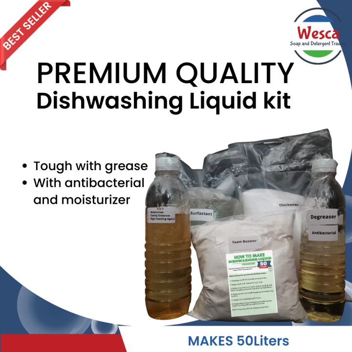 Liquid Kit PREMIUM DISHWASHING LIQUID KIT 50 LITERS YIELD | Lazada PH