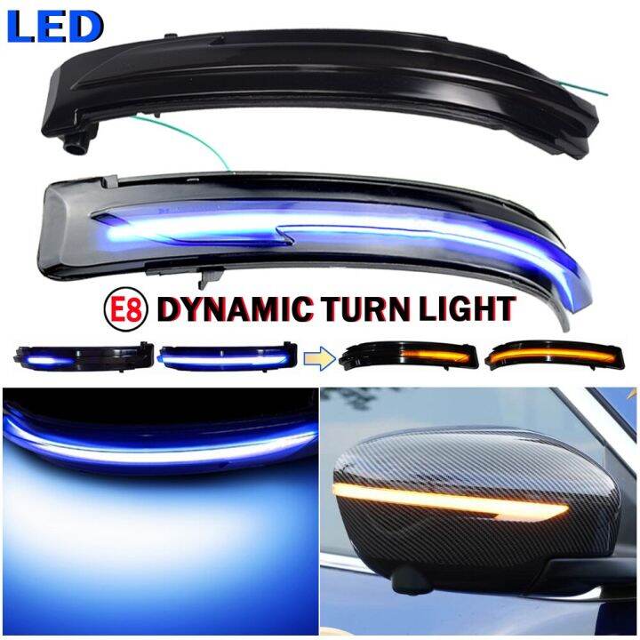 LED Dynamic Turn Signal Side Mirror Light For Nissan XTrail T32