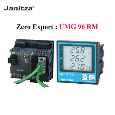 Janitza UMG96RM Power Analyser Digital Meter มิเตอร์ ใช้ร่วมกับ Smart Logger Huawei กันย้อน ประกันศูนย์1ปี