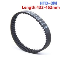 ✸✢ Timing Belt Width 10 15mm HTD3M Synchronous Belt Length 432 435 438 441 444 447 450 453 456 459 462mm HTD-3M Rubber Closed Loop