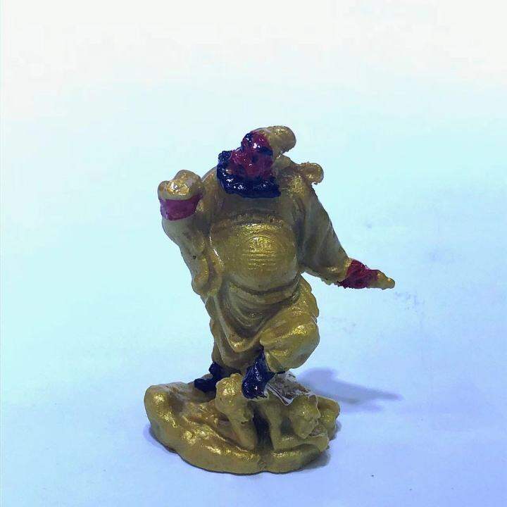 Ghost month hong Kui mini 6cm Statue Decorative Zhong Kui Figurine ...