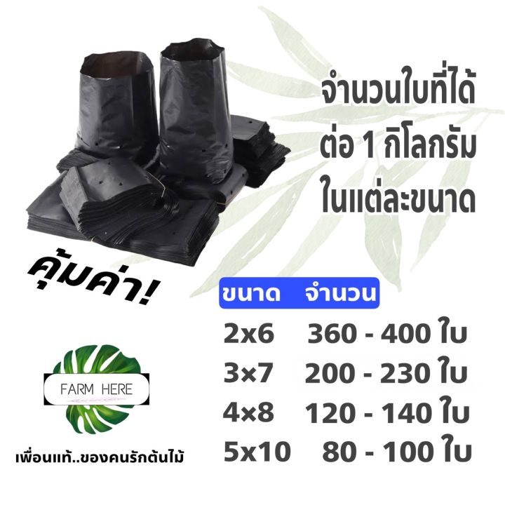 ถุงเพาะชำ-เพาะเมล็ด-แบบหนา-ทนทาน-สามารถใช้งานซ้ำได้-วัสดุ-hdpe