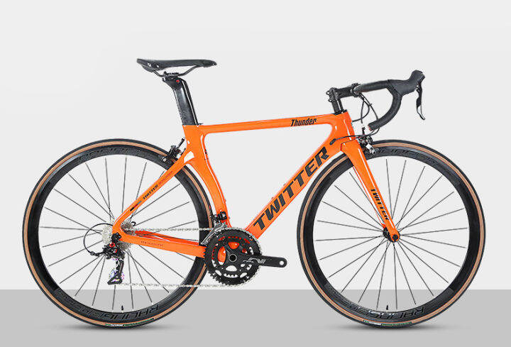 carbon-เฟรมคาร์บอน-จักรยานเสือหมอบ-road-bike-twitter-thunder-db-rs-24sp-disc-brake-ขนาด-52