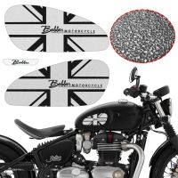 Topnew สำหรับ Triumph Bobber แผ่นถังเชื้อเพลิงรถมอเตอร์ไซค์3M ลายหัวรถจักรแบบย้อนยุค Bonneville ป้องกันอุปกรณ์เสริมรูปลอกลายฝ้าสติ๊กเกอร์บุรองด้านข้าง