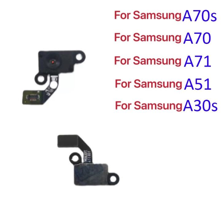 ของแท้ใหม่เหมาะสำหรับ Samsung A30S A71 A51 A70S A70ชิ้นส่วนชิ้นงอสำหรับเปลี่ยนเซ็นเซอร์ลายนิ้วมือที่ปุ่มโฮม