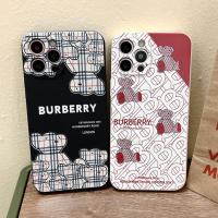 [Burberry] เคสมือถือ ซิลิโคน แบบนิ่ม ขอบเหลี่ยม สำหรับ Huawei P20 P30 P40 Lite Mate 20 30 Pro Nova 3i 5T 7i 8i 9 7 Se Honor 8X Y7a Y9 Prime 2019 Camera Full Protection Cartoon Cute Soft Casing