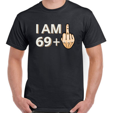 70Th Birthday Tshirt 69 1 Mens Funny Rude Offensive Joke Gift Middle Finger