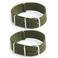 Watch Strap Band Military Army Nylon Canvas Divers G10 Mens Colour:Army Green