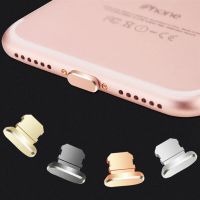 5pcs Suitable for iponex metal dust plug iPhone x Max mobile phone universal charging port plug ipone8p data port plug