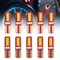 【CW】1/10 Pcs T5 LED 2SMD W3W W1.2W Bulb Car Light Indicator Dashboard Gauge Instrument Lamp Auto Motorcycle Replacement 12V White