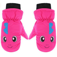 Children Thickened Cartoon Warm Ski Gloves Winter Cute Waterproof and Windproof Outdoor Gloves