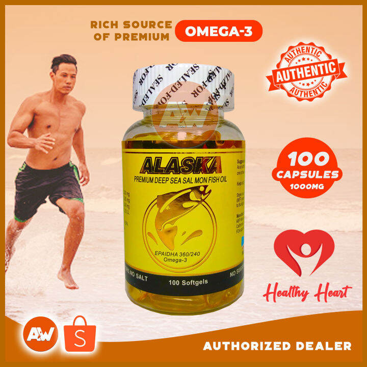 [WelllnessGem] Salmon Fish Oil Omega 3 Supplement Original Premium