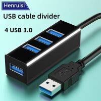 USB 3.0 4 Ports HUB Splitter Speed Expander Cable Desktop Laptop