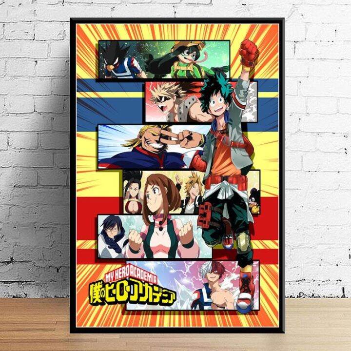 ญี่ปุ่นอะนิเมะ-my-hero-academia-boku-no-hero-academia-ภาพวาด-art-wall-ตกแต่งบ้านห้องเด็กคุณภาพภาพโปสเตอร์ผ้าใบ-a1-295