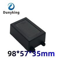 1pcs ABS Enclosure Case Plastic Box Circuit Board Project Electronic 98X57X35mm Black DIY Wire Junction Boxes