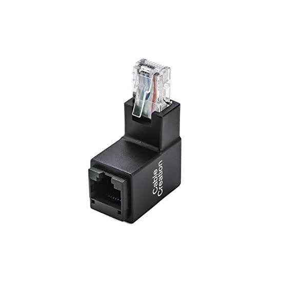 LAN adapter, CableCreation Cat5e / Cat6 right angle adapter 90