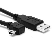 XSCLZE ทนทาน แท็บเล็ต ซ้ายและขวา สาย USB ขนาดเล็ก อะแดปเตอร์ ชาร์จเร็วดี สายชาร์จ USB 90องศา สายข้อมูล สายดิจิตอล สายข้อมูล