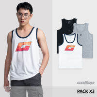 GALLOP : เสื้อกล้าม Tank Top (1 แพค บรรจุ 3 ชิ้น) รุ่น GTT9000S-BTO สีเบสิค / ราคาปกติ 1770.-