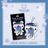 TED A CAR กลิ่น Snow หิมะ : แผ่นน้ำหอมปรับอากาศ?สุดฮิต