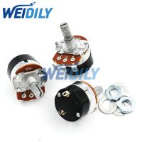 2PCS WH138-1 Adjustable Resistance Speed Regulator With Switch Potentiometer WH138-1 B5K B10K B20K B50K B100K B250K B500K