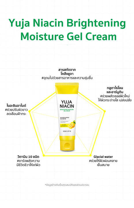 ครีมบำรุงหน้า-เจลครีม-some-by-mi-yuja-niacin-brightening-moisture-gel-cream-100ml-สกัดจากส้มยูจา-เติมความชุ่มชื้น-ความขาวใสด้วยเจลครีมสารสกัดจากยูจาเข้มข้น-สินค้าพร้อมส่ง