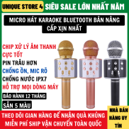 Micro karaoke bluetooth bản Pro nâng cấp chip xử lý âm thanh cực hay pin