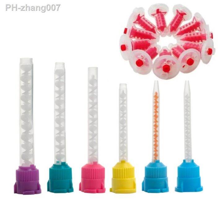 50 Pièces Embouts Mélangeurs Pour Matériau D'empreinte Dentaire Silicone – Compatible Pentamix